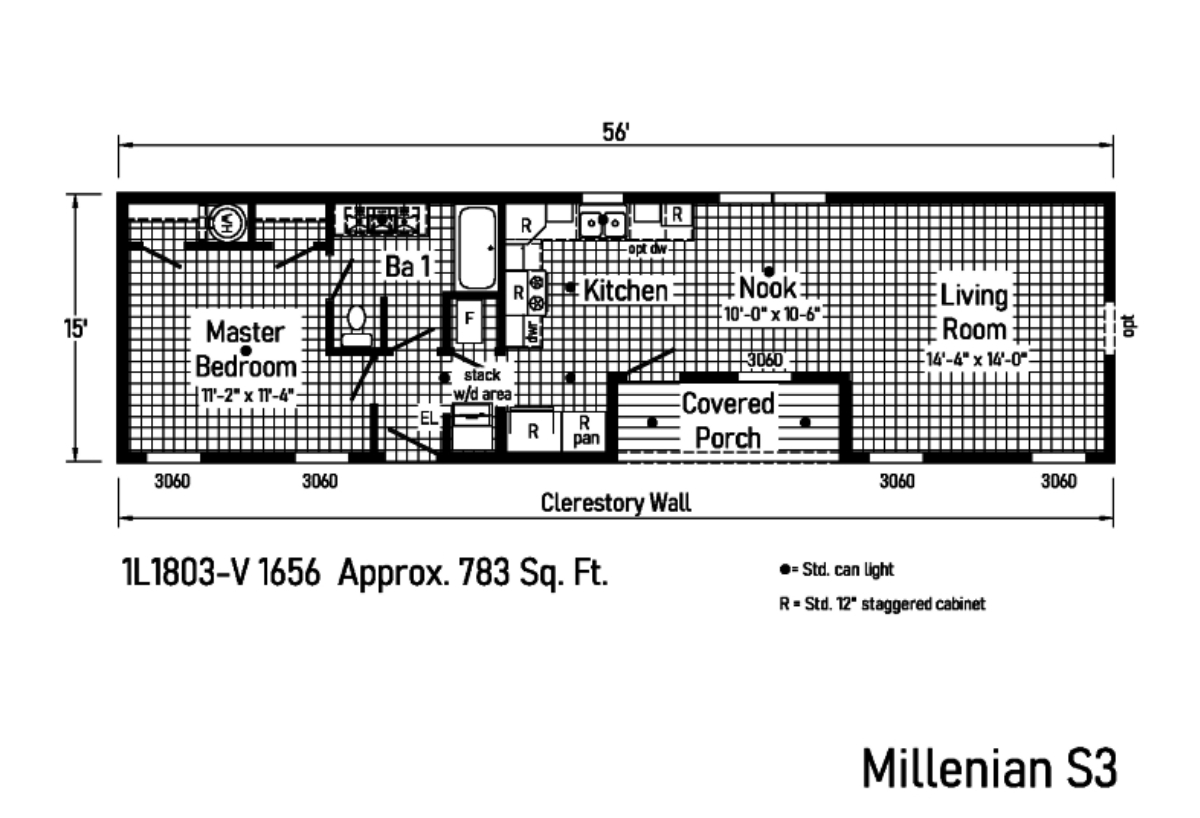 Landmark Millenian Millenian S3 1L1803-V by Cavco Goshen - Cavco
